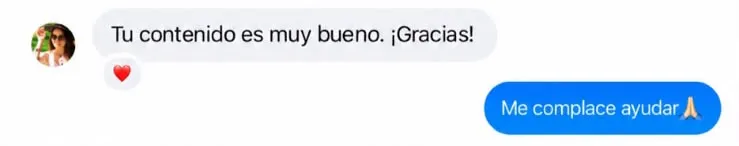 Mensaje de una compradora 4